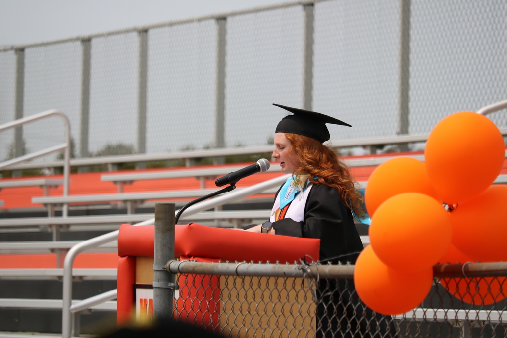Female Graduate Speaking